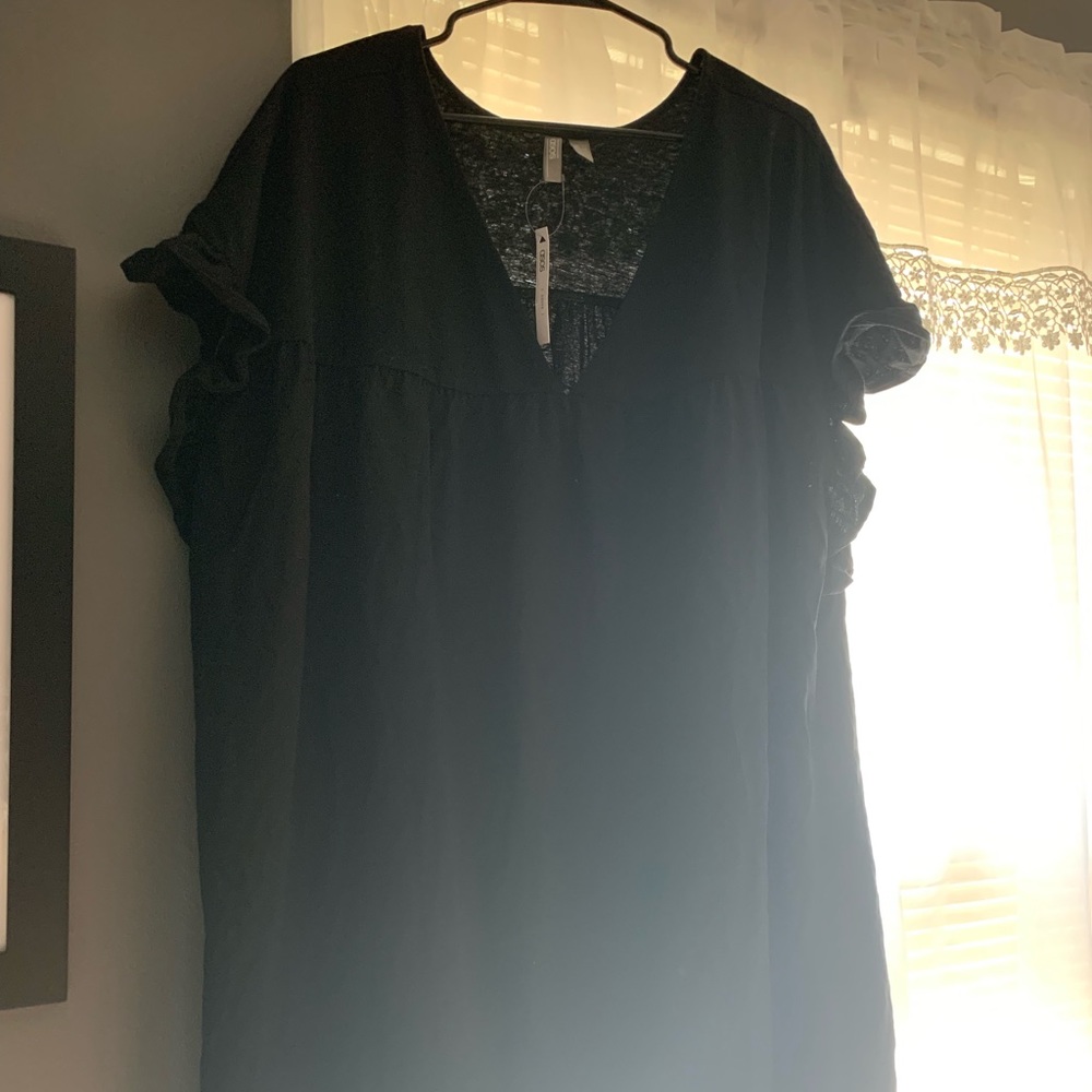 Reversible black smock dress! Never worn!